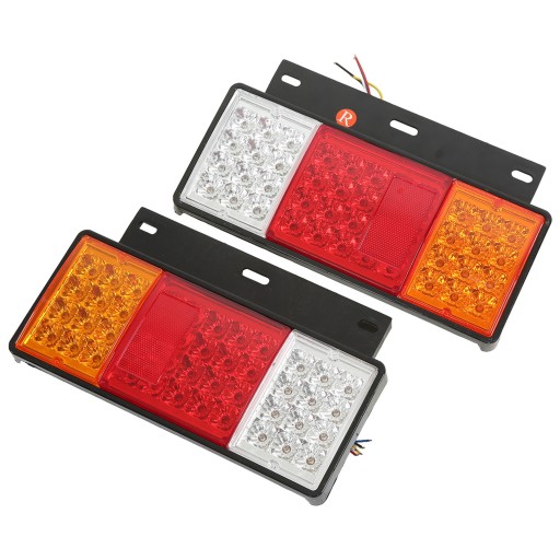 Victool1611220022111 - Пара 12V 44 світлодіодні задні ліхтарі заміна для серії в Isuzu Elf Truck