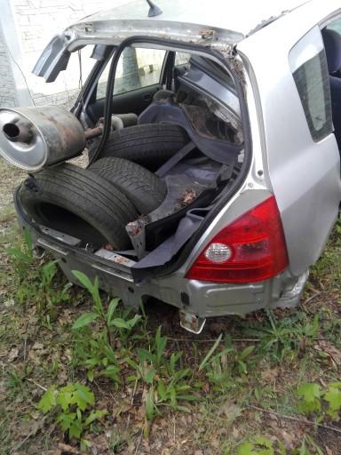 Задня планка Honda Civic VII 5d на виріз 01-06