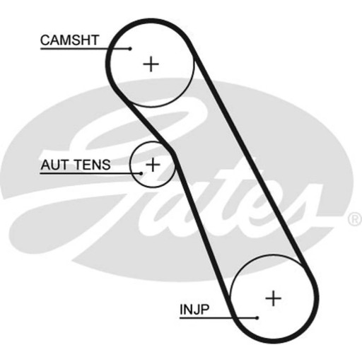 GAT5541XS/RS7 - Ремень ГРМ GATES 5541XS