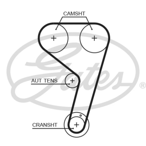 T359HOB - Ремень ГРМ GATES T359HOB