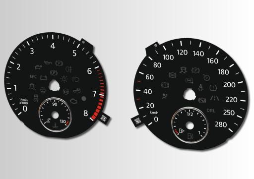 Passat B6 B7 диски одометра замена миль / ч В км / ч
