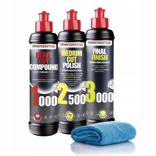 Набір Полірувальних Паст Menzerna 1000 2500 3000