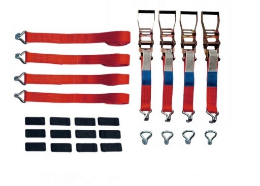 Ремни на щиколотке Помощь на дороге на щиколотке 4T/3M/50mm 4% Красный, для двух пальцев