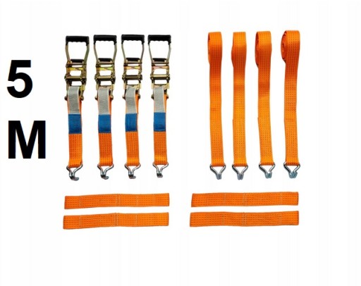 Помаранчеві 2-ТОЧКОВІ ремінці, прогумований ремінь 5T-5M