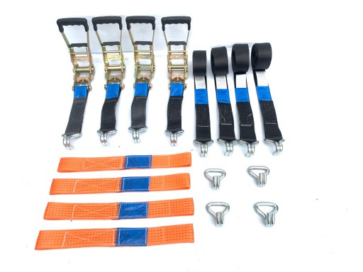 Транспортировочные ремни с ремнями для колес, перила 4Т/3М/50мм