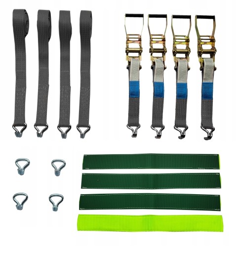 Транспортні стрічки Трава Евакуатори Причепи 3ПКТ Допомога на дорозі 4Т/3М/50мм 4%