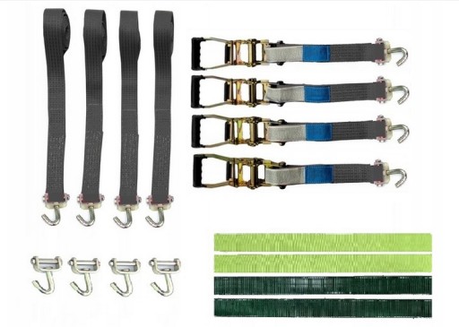 Транспортні ремені з протектором для трави 4T/3M/50mm прогумовані 3-точкові 4%