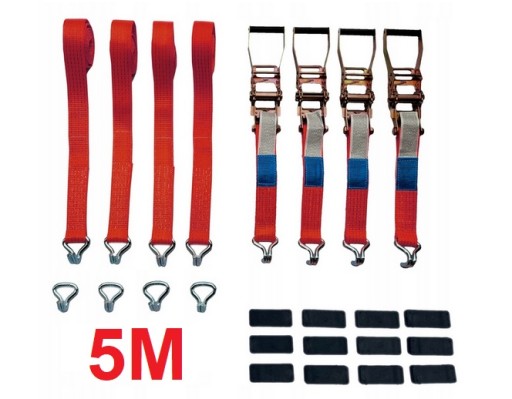 5M Cube Straps Допомога на дорозі 4T/5M/50mm 4% кріплення вантажу tcz1