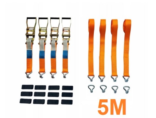 5M Cube Straps Допомога на дорозі 5T/5M/50mm 4% для транспортних буксирувальних автомобілів