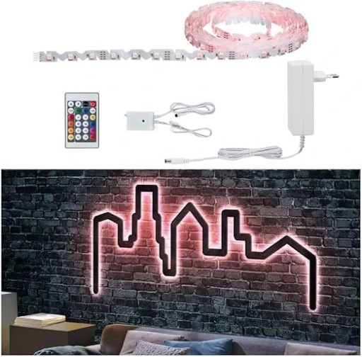 Світлодіодна стрічка Paulmann 78966 FlexLED 3D 5м RGB, 26 Вт