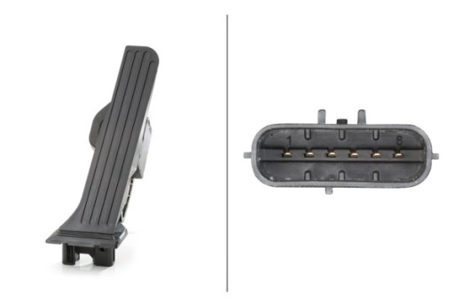 6PV 008 - Педаль акселератора підходить: AUDI Q3; SEAT ALHAMBRA, ALTEA, ALTEA XL, ДО