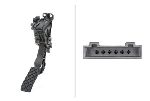 6PV 008 - Педаль акселератора підходить: VW MULTIVAN V, TRANSPORTER V 1.9D/2.0D/2.5D