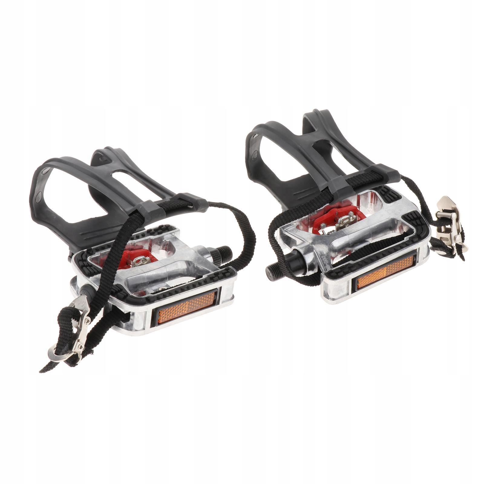 Педалі для велотренажерів з ременями для