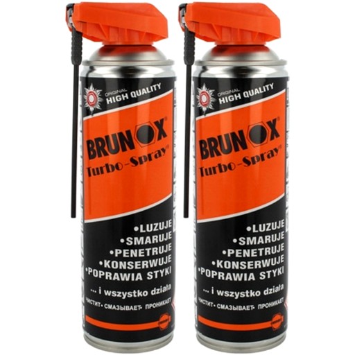 Penetrator Brunox Turbo Spray мастило універсальний спрей 2 x 500 мл