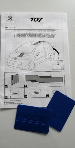 Peugeot 107 авто наклейка 942310