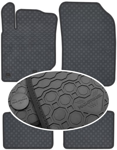 Peugeot 2008 II з 2019 року Гумовий килимок PrimeLiner - Чорний