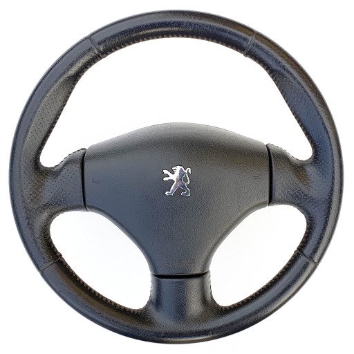 Peugeot 206 GTI спортивный кожаный руль, кожаный спортивный тюнинг