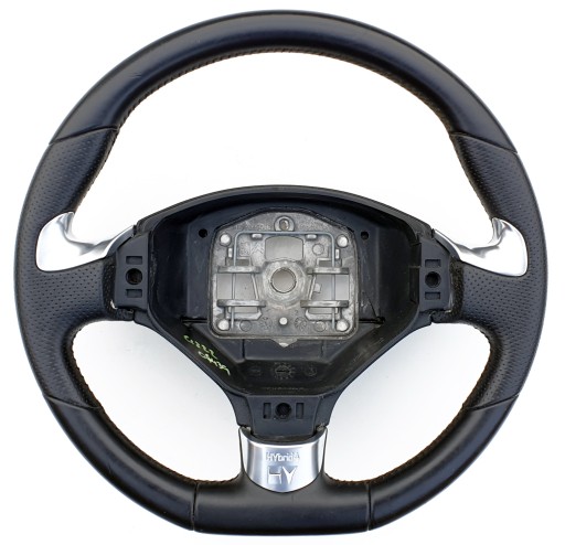 Спортивний гібрид Peugeot 3008, гібридне хромоване шкіряне кермо