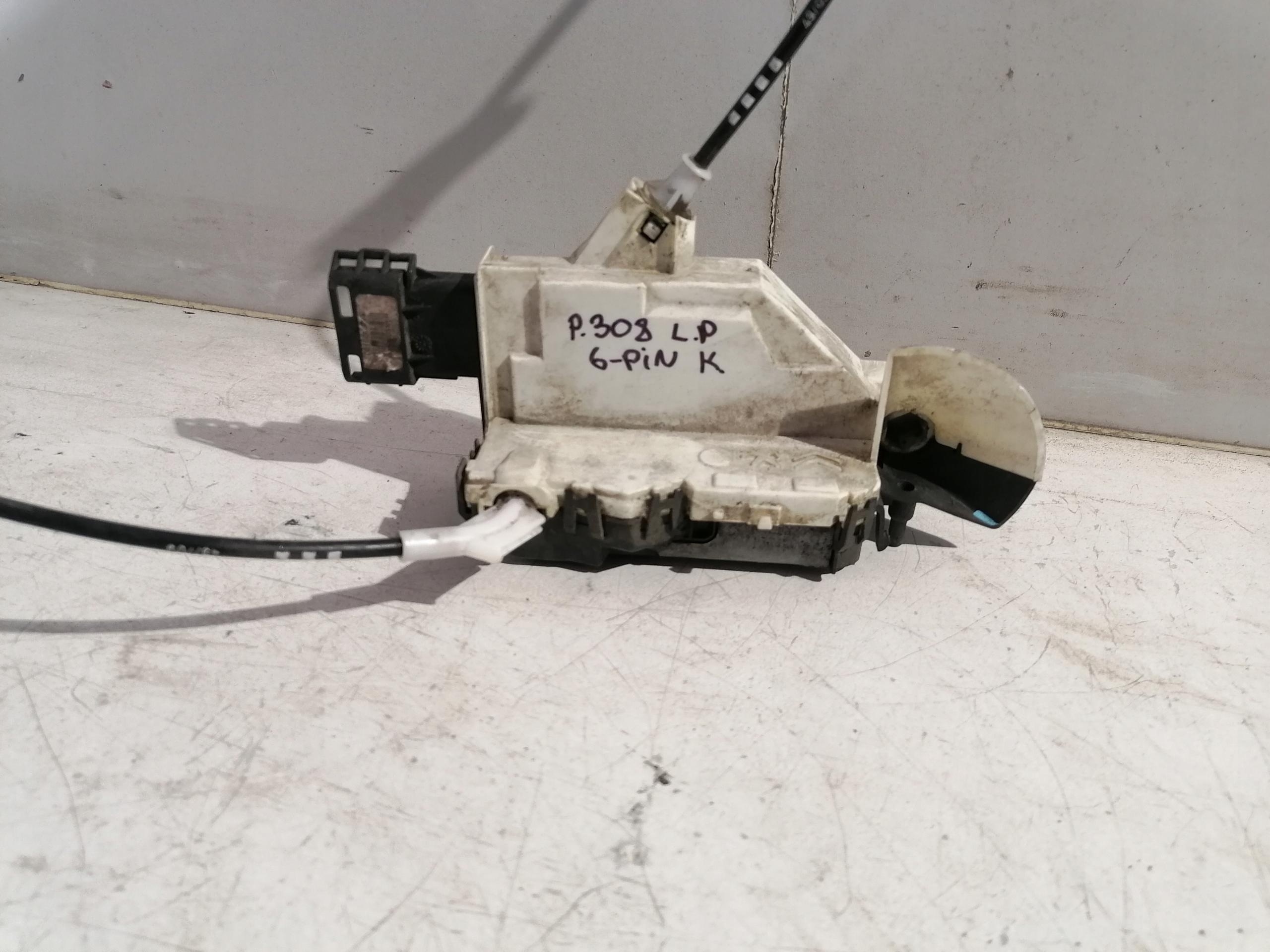 Peugeot 308 і замок лівий передній 6 PIN