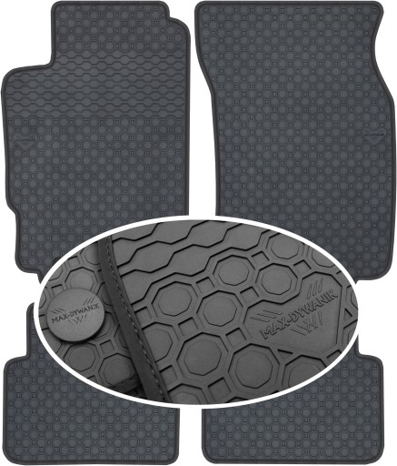 Peugeot 406 Coupe 1995-2004 гумові килимки PrimeLiner - Чорні