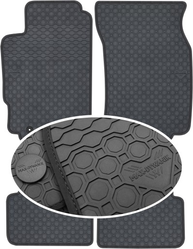 Peugeot 406 SD Estate 1995-2004 гумові килимки PrimeLiner - чорні