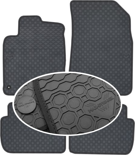 Peugeot 407 Coupe 2004-2011 гумові килимки PrimeLiner - Чорні