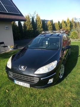 Peugeot 407 SW 2.0 HDI, 2008 г., черный дизель