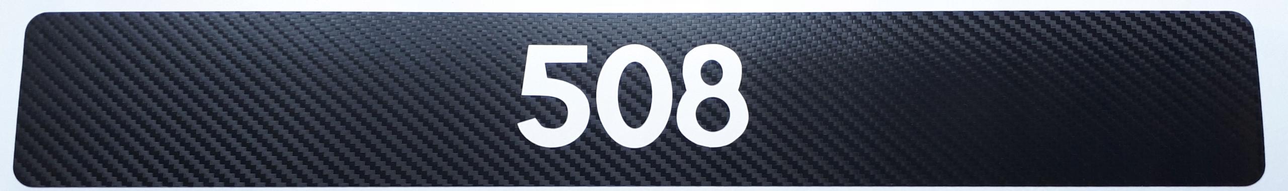 Наклейки для защиты порогов Peugeot 508