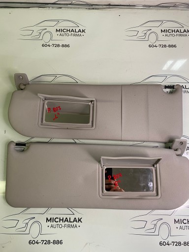 Peugeot 807 C8 солнцезащитные козырьки комплект