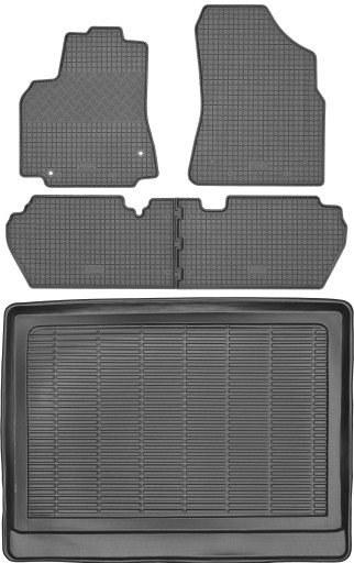 Peugeot Partner II Kombi 5os 08-18 SET - Коврики + коврик в багажник
