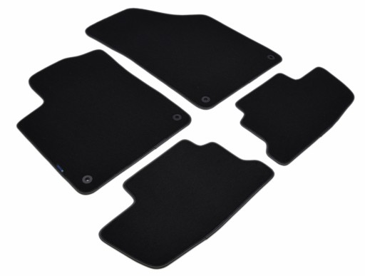 Пежо RCZ 2010-2015 Коврики велюровые черные - Platinum.