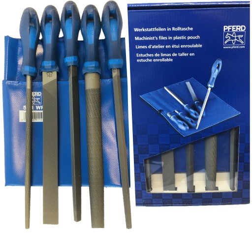 Pferd слесарные файлы набор 5 шт 250 мм / 1