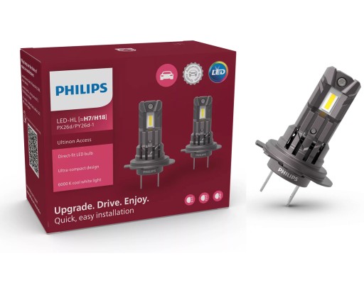 LUM11972U2500C2 - Philips светодиодные лампы Ultinon Access UA2500 H7/H18 12V PX26d/PY26d-1