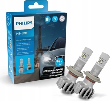 Лампы Philips H7-LED Ultinon Pro6001HL