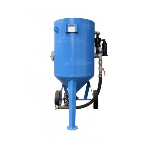 Піскоструминна машина 200л на колесах, декомпресія + FVS дисковий