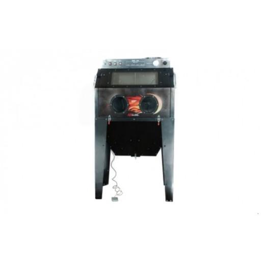 Кабинный пескоструйный аппарат 350 л с пылеулавливающим фильтром