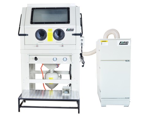 Піскоструминна машина кабіни 990 л Дробеструйна машина FR7028 + Витяжка з фільтром