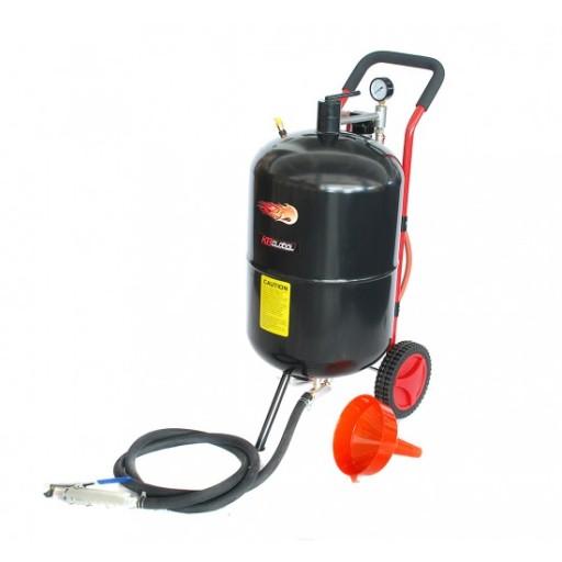 Мобільний сифон піскоструминний 76л + маска + насадки