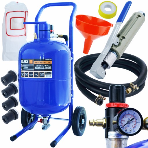 Мобільний сифонний піскоструминний апарат 19 л Малий