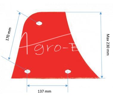 AB. A024081 - Грудь отвала плуга NIEMEYER левая