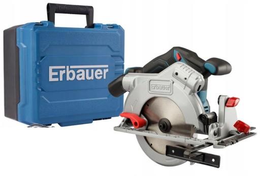 ## Аккумуляторная циркулярная пила Erbauer 165 мм 18 В + CASE