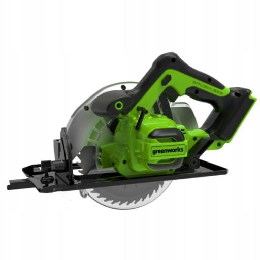 Акумуляторна циркулярна пила GREENWORKS 24V