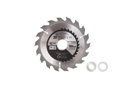 Дисковая пила по дереву с твердосплавными напайками 165x30x18T / TEGER