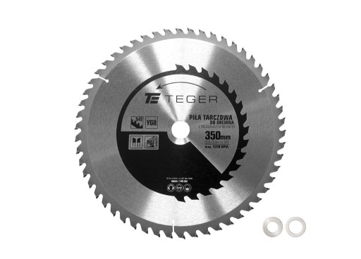 Пила циркулярна по дереву з твердосплавним наконечником 350x30x54T / TEGER