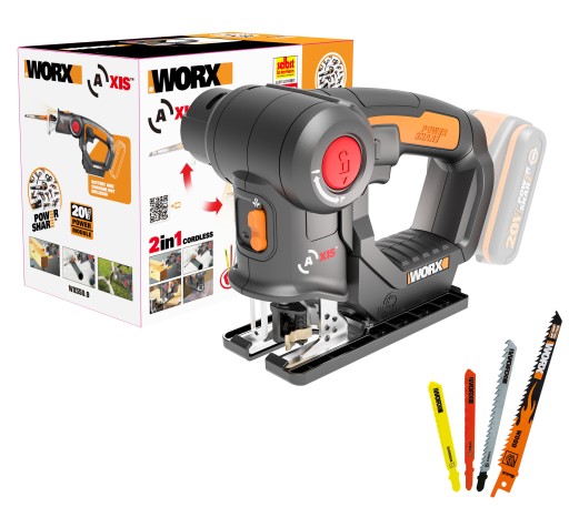 Багатофункціональна пила WORX WX550. 9 бездротова 20V