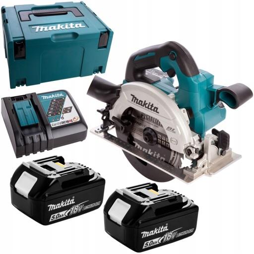 Пила циркулярная 18В 165мм 2х5Ач Makita DHS660RTJ