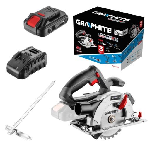 Пила циркулярка Energy + акумулятор + зарядний пристрій GRAPHITE