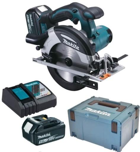 DHS630RTJ Ручна циркулярна пила 165мм 18В + 2x5.0Ah Makita