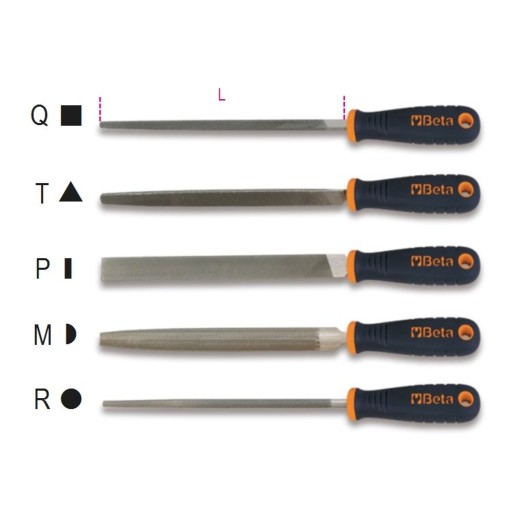 Съемник напильников треугольный с ручкой 250 мм, 1719BMD10/T Beta