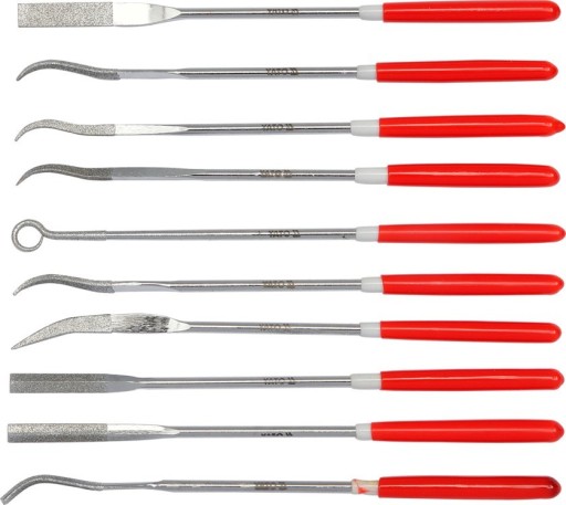 Алмазные напильники хвойные 3x140x25 мм комплект. 10 шт.